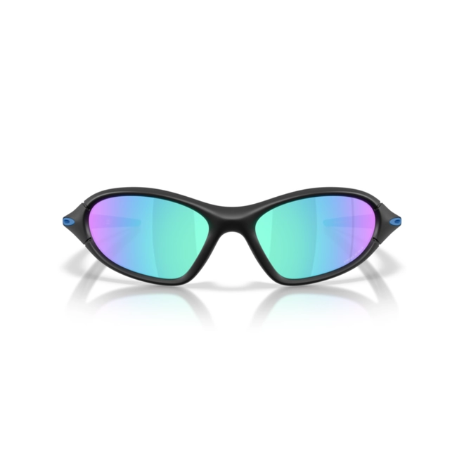 Óculos de Sol Oakley 0OO9536L 95360361 Acetato Preto Fosco com lentes na cor Azul e Rosa Prizm 2