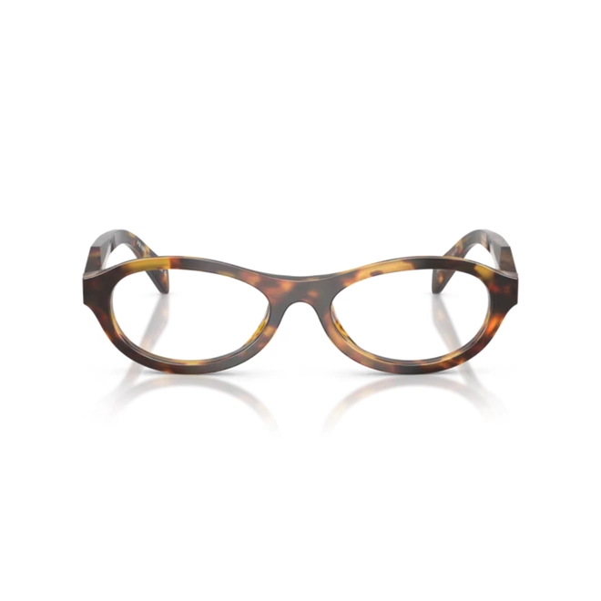 Óculos de Grau Prada 0PR D18V 14L1O153 Acetato Marrom Mesclado 2
