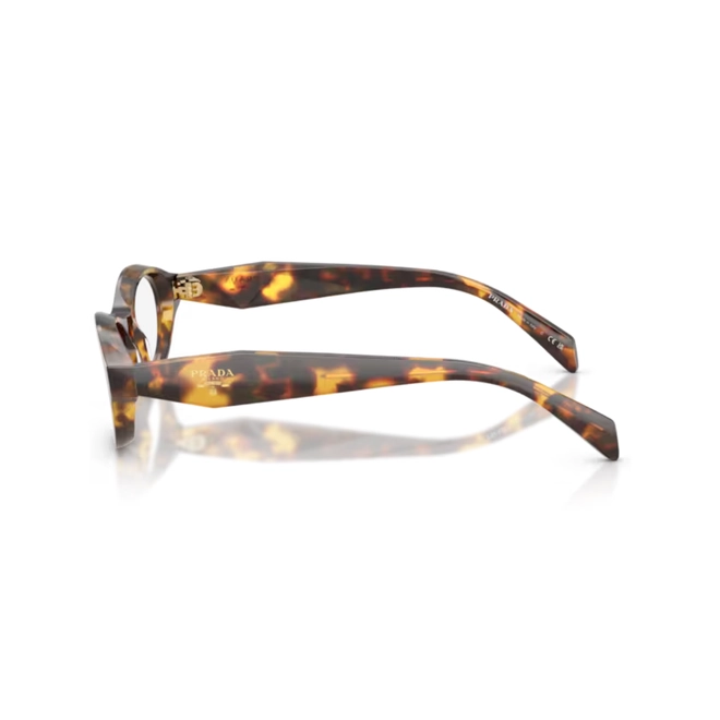 Óculos de Grau Prada 0PR D18V 14L1O153 Acetato Marrom Mesclado 3