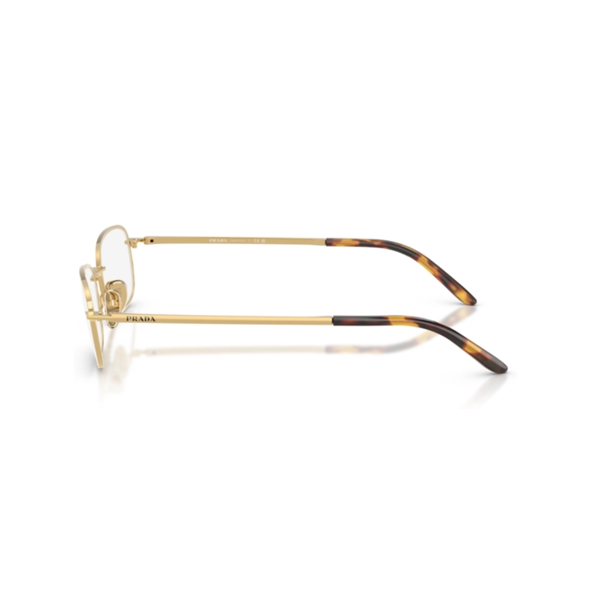 Óculos de Grau Prada 0PR D56V 5AK1O154 Metal Dourado 3