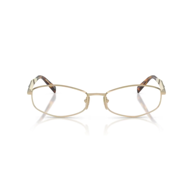 Óculos de Grau Prada 0PR D58V ZVN1O156 Metal Dourado Pálido 2