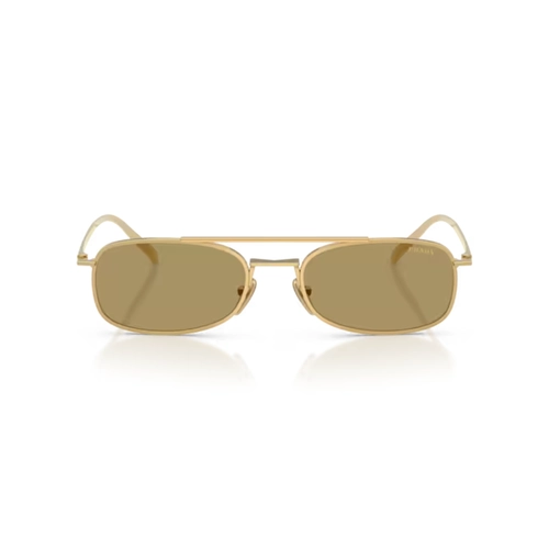 Óculos de Sol Prada 0PR D59S 5AK70G54 Metal Dourado com lentes na cor Marrom