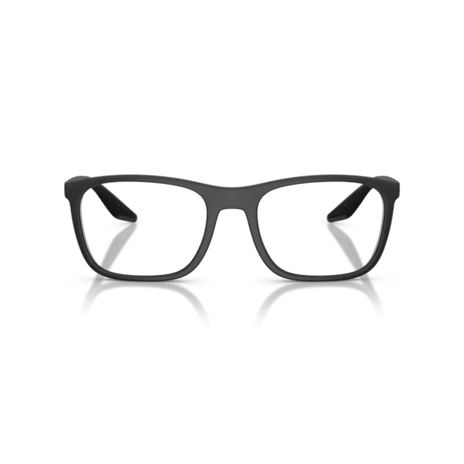 Óculos de Grau Prada Linea Rossa 0PS 06TV 12P1O156 Acetato Preto Fosco 2