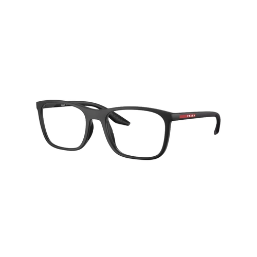 Óculos de Grau Prada Linea Rossa 0PS 06TV 12P1O156 Acetato Preto Fosco
