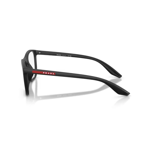 Óculos de Grau Prada Linea Rossa 0PS 06TV 12P1O156 Acetato Preto Fosco