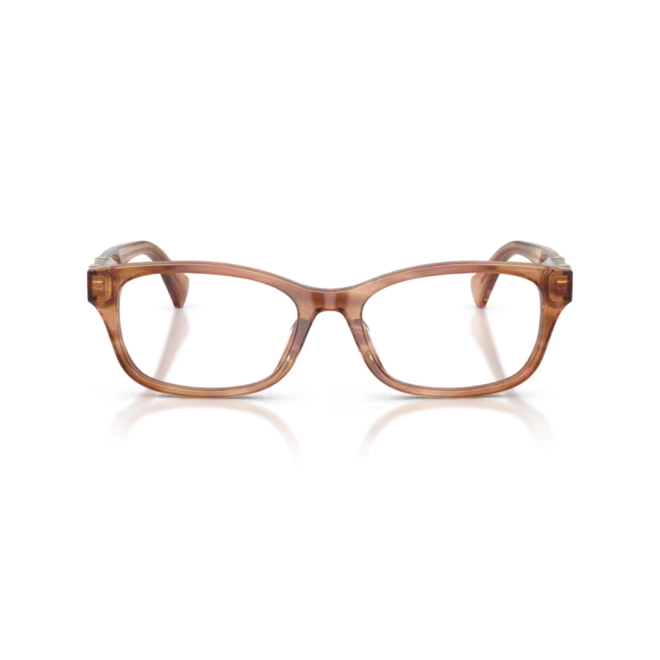 Óculos de Grau Ralph 0RA7201U 6384 54 Acetato Marrom Listrado 2