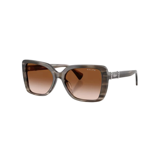 Óculos de Sol Ralph 0RA5356U 63831355 Acetato Cinza Mesclado com lentes na cor Marrom Degradê 1
