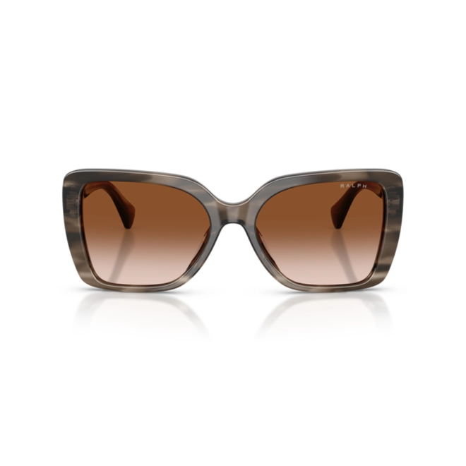 Óculos de Sol Ralph 0RA5356U 63831355 Acetato Cinza Mesclado com lentes na cor Marrom Degradê 2