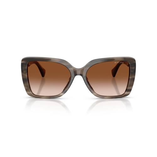 Óculos de Sol Ralph 0RA5356U 63831355 Acetato Cinza Mesclado com lentes na cor Marrom Degradê