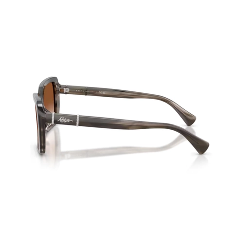 Óculos de Sol Ralph 0RA5356U 63831355 Acetato Cinza Mesclado com lentes na cor Marrom Degradê