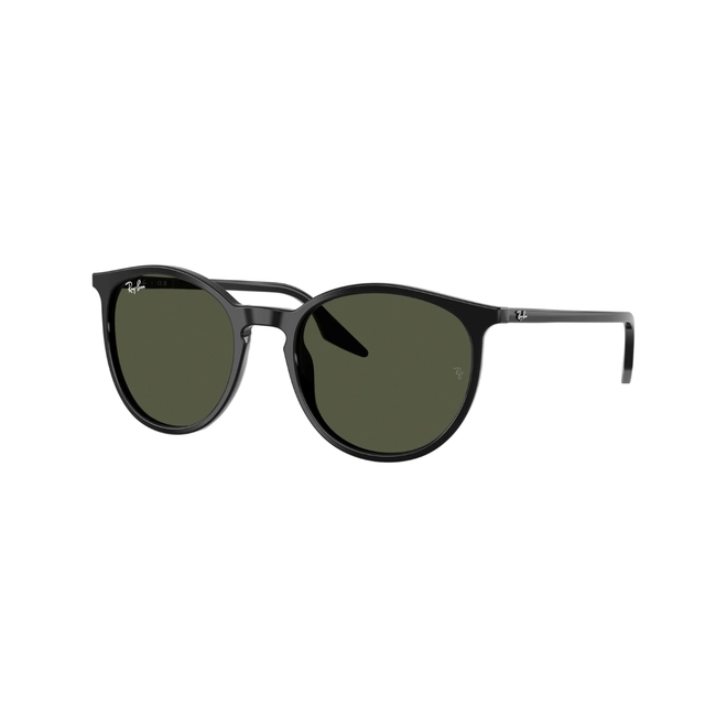 Óculos de Sol Ray-Ban 0RB2204 901/3154 Acetato Preto Polido com lentes na cor Cinza Degradê 1