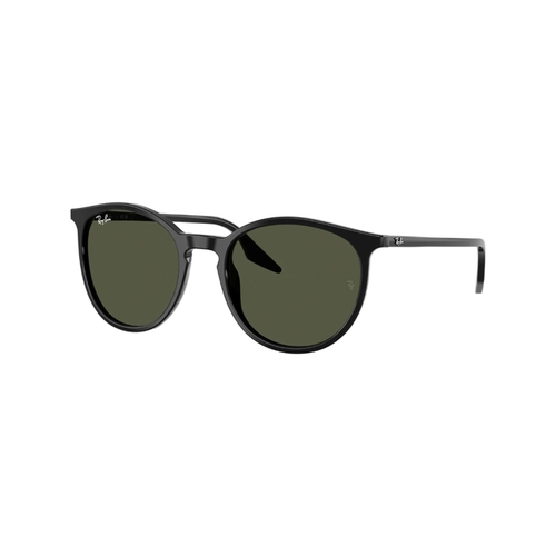 Óculos de Sol Ray-Ban 0RB2204 901/3154 Acetato Preto Polido com lentes na cor Cinza Degradê