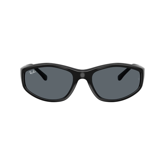 Óculos de Sol Ray-Ban 0RB2228 601/R559 Acetato Preto Polido com lentes na cor Azul 2