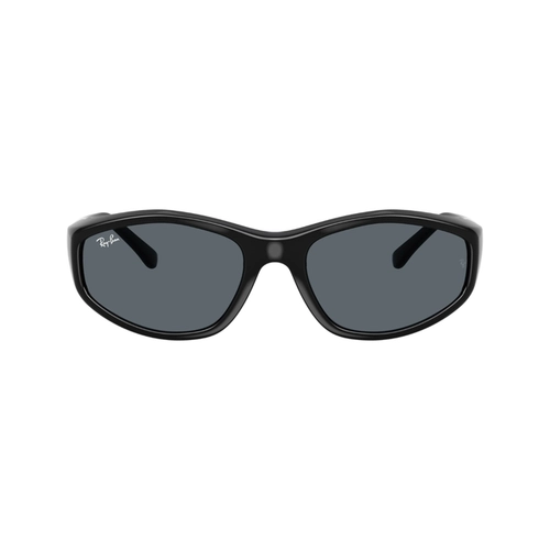 Óculos de Sol Ray-Ban 0RB2228 601/R559 Acetato Preto Polido com lentes na cor Azul