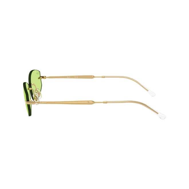 Óculos de Sol Ray-Ban 0RB3792 001/2 55 Metal Dourado com lentes na cor Verde 4