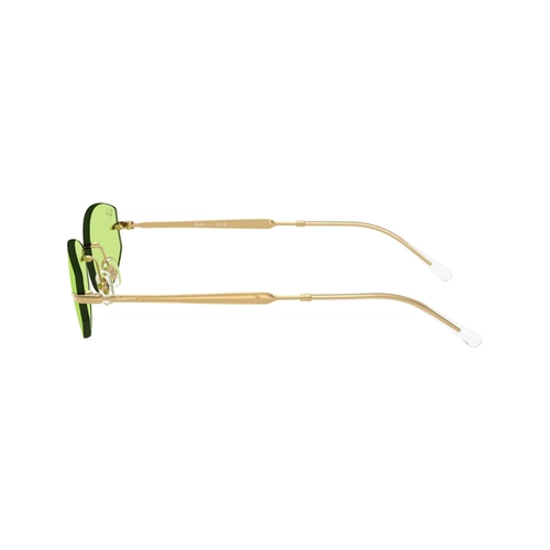 Óculos de Sol Ray-Ban 0RB3792 001/2 55 Metal Dourado com lentes na cor Verde