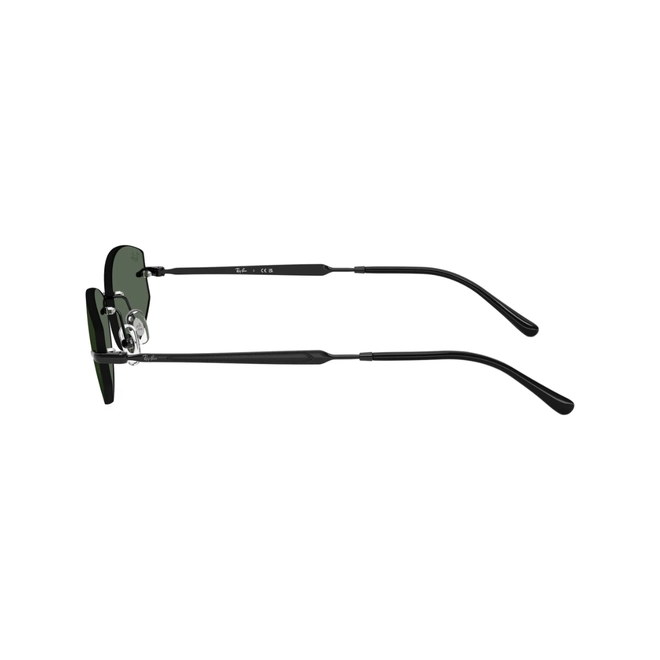Óculos de Sol Ray-Ban 0RB3792 002/7155 Metal Preto Polido com lentes na cor Verde Escuro 4