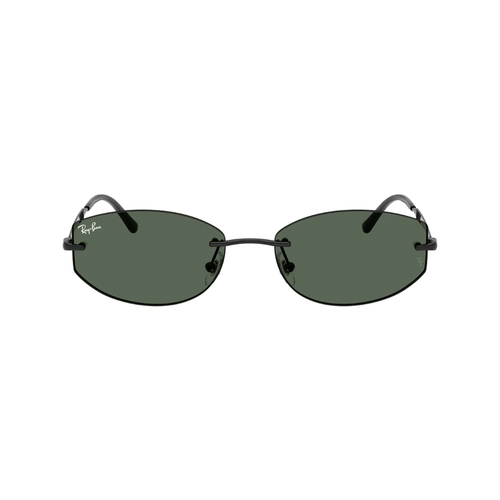 Óculos de Sol Ray-Ban 0RB3792 002/7155 Metal Preto Polido com lentes na cor Verde Escuro