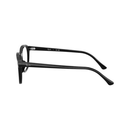 Óculos de Grau Ray-Ban 0RX5460 2000 52 Acetato Preto Polido