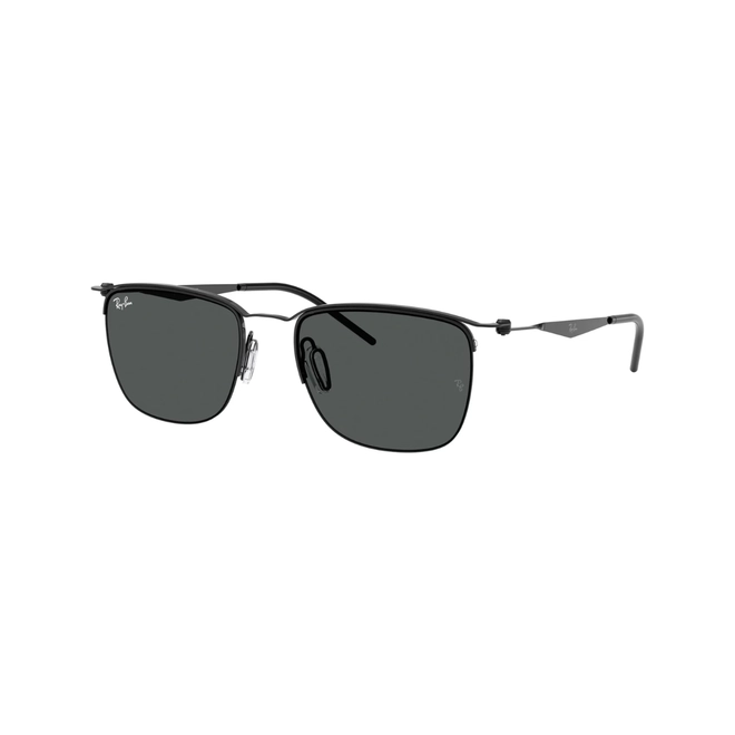 Óculos de Sol Ray-Ban 0RB8550 92818753 Metal Preto com lentes na cor Cinza 1