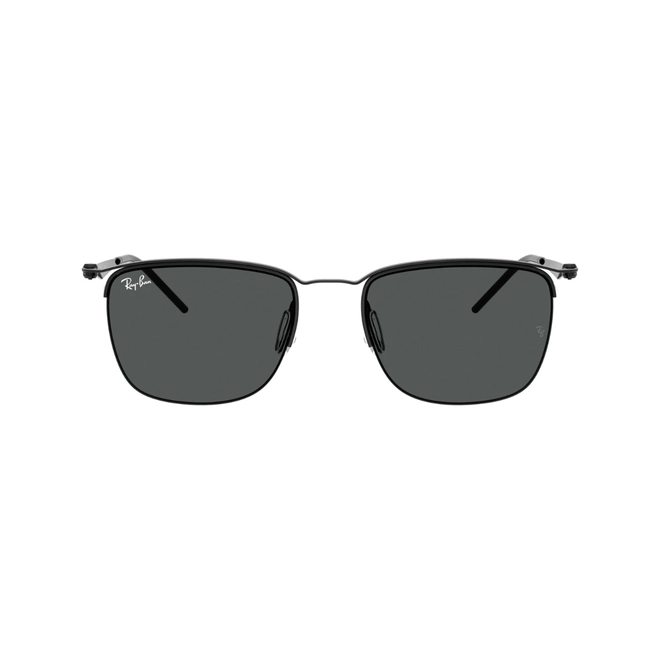 Óculos de Sol Ray-Ban 0RB8550 92818753 Metal Preto com lentes na cor Cinza 2