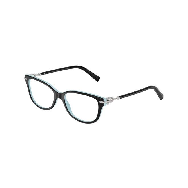 Óculos de Grau Tiffany 0TF2298B 8055 54 Acetato Preto e Azul 1