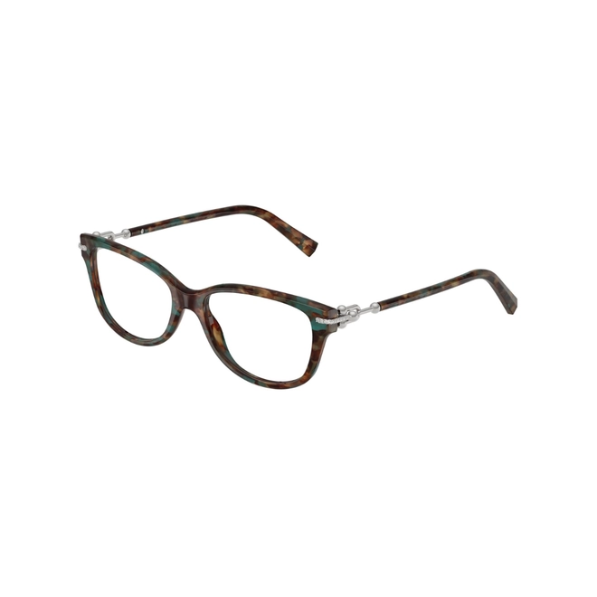 Óculos de Grau Tiffany 0TF2298B 8442 54 Acetato Marrom Mesclado 1