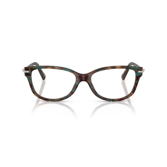 Óculos de Grau Tiffany 0TF2298B 8442 54 Acetato Marrom Mesclado 2
