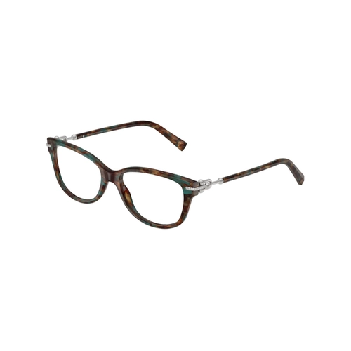 Óculos de Grau Tiffany 0TF2298B 8442 54 Acetato Marrom Mesclado