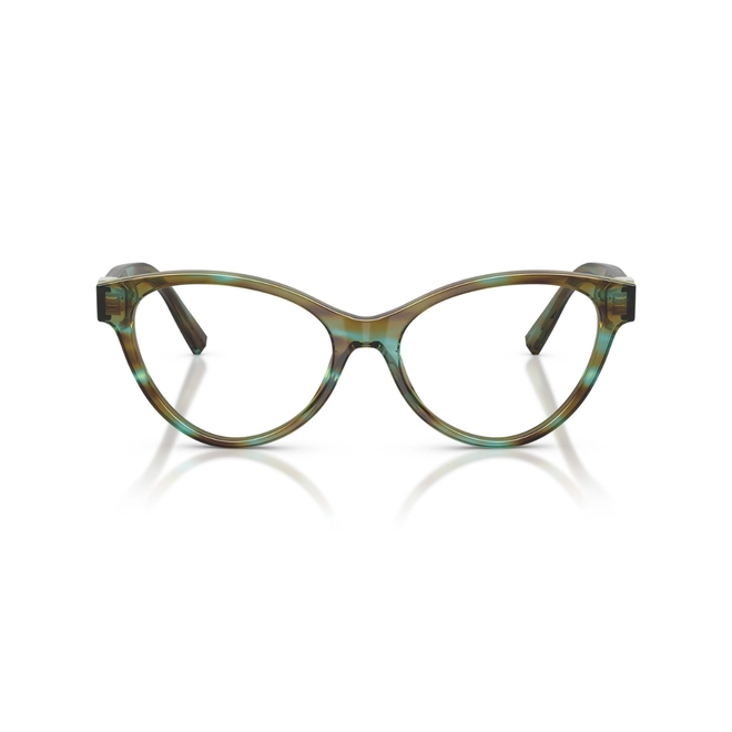 Óculos de Grau Tiffany 0TF2302B 8124 54 Acetato Marrom e Azul Mesclado 2