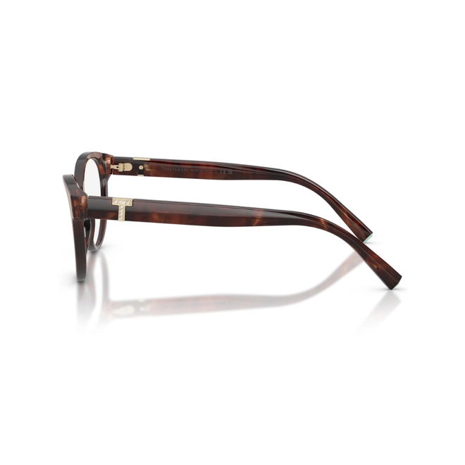 Óculos de Grau Tiffany 0TF2302B 8421 54 Acetato Marrom Mesclado 3