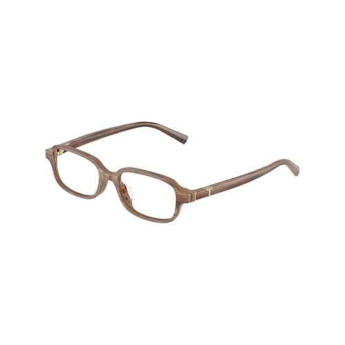 Óculos de Grau Tiffany 0TF2307D 8435 52 Acetato Marrom Listrado