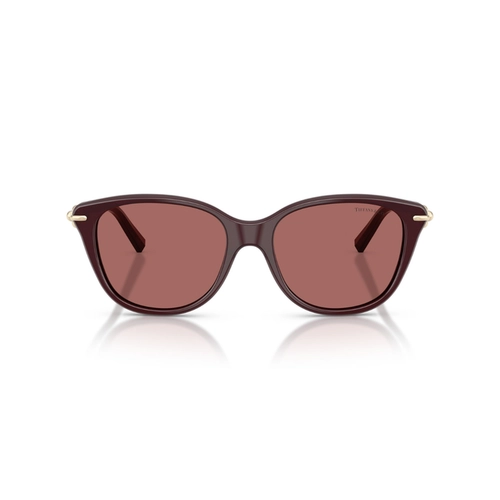 Óculos de Sol Tiffany 0TF4267 84706954 Acetato Vinho com lentes na cor Violeta