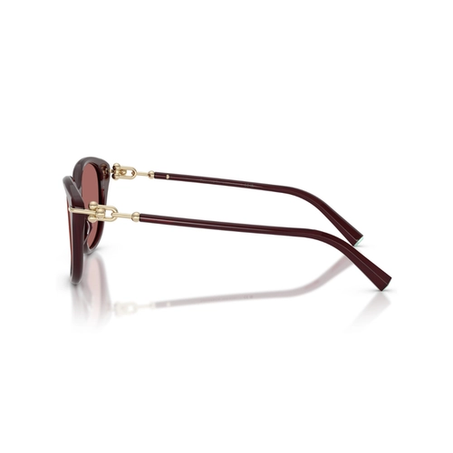 Óculos de Sol Tiffany 0TF4267 84706954 Acetato Vinho com lentes na cor Violeta