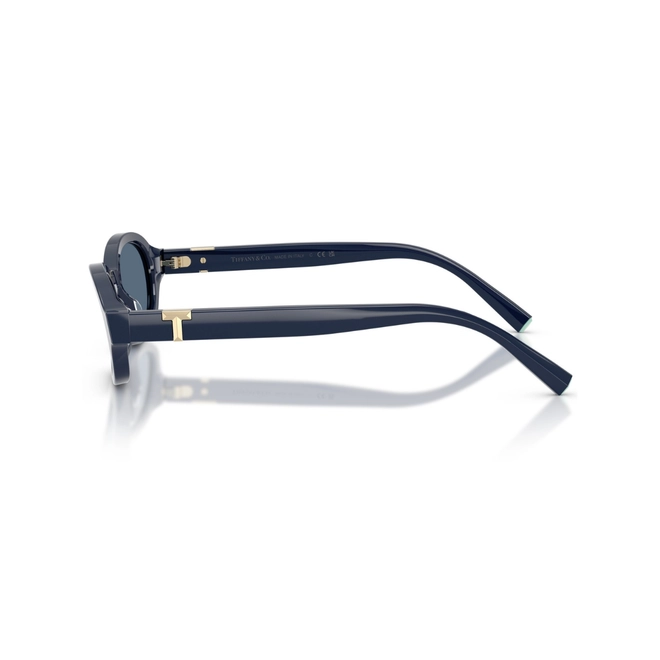 Óculos de Sol Tiffany 0TF4270U 83968052 Acetato Azul Escuro com lentes na cor Azul 3