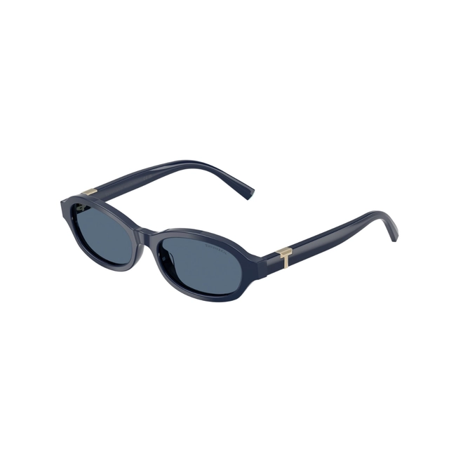 Óculos de Sol Tiffany 0TF4270U 83968052 Acetato Azul Escuro com lentes na cor Azul 1