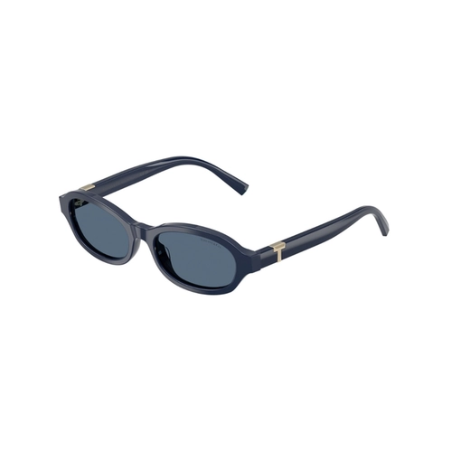 Óculos de Sol Tiffany 0TF4270U 83968052 Acetato Azul Escuro com lentes na cor Azul
