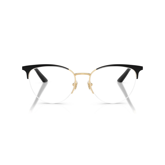 Óculos de Grau Versace 0VE1321 1527 54 Metal Dourado e Preto 2