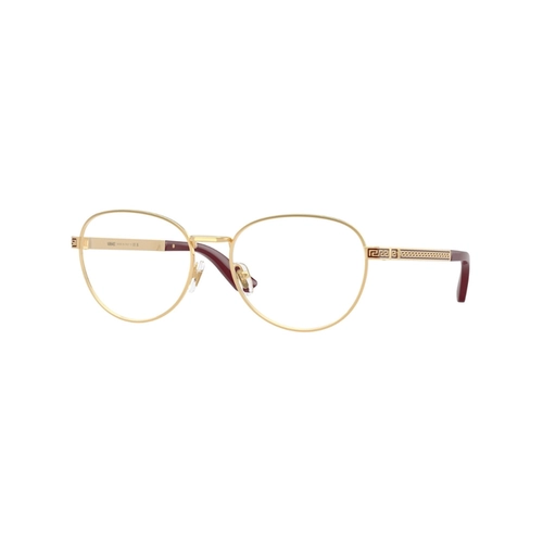 Óculos de Grau Versace 0VE1323 1480 55 Aço Dourado