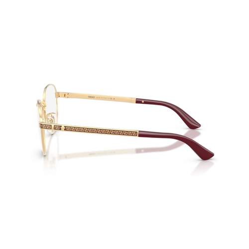 Óculos de Grau Versace 0VE1323 1480 55 Aço Dourado