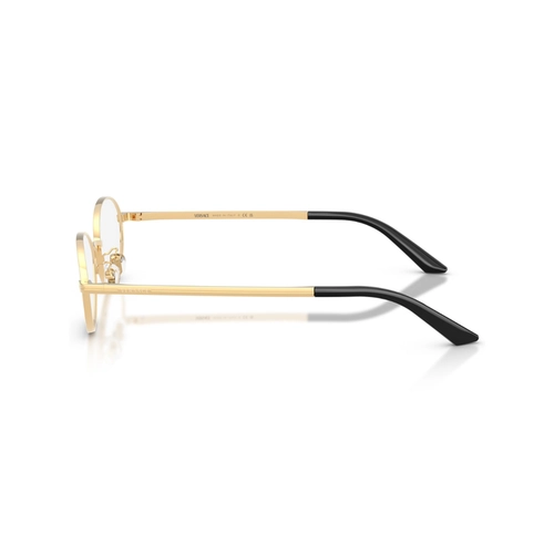 Óculos de Grau Versace 0VE1325D 1523 53 Metal Dourado