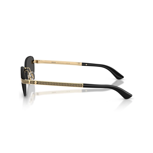 Óculos de Sol Versace 0VE2307 15238756 Metal Dourado com lentes na cor Cinza Escuro