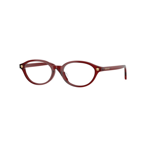 Óculos de Grau Versace 0VE3393D 5540 53 Acetato Vinho Transparente
