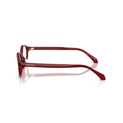 Óculos de Grau Versace 0VE3393D 5540 53 Acetato Vinho Transparente