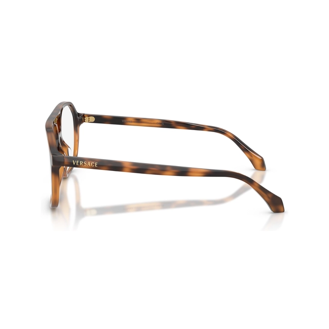 Óculos de Grau Versace 0VE3397U 5264 57 Acetato Marrom Mesclado 3
