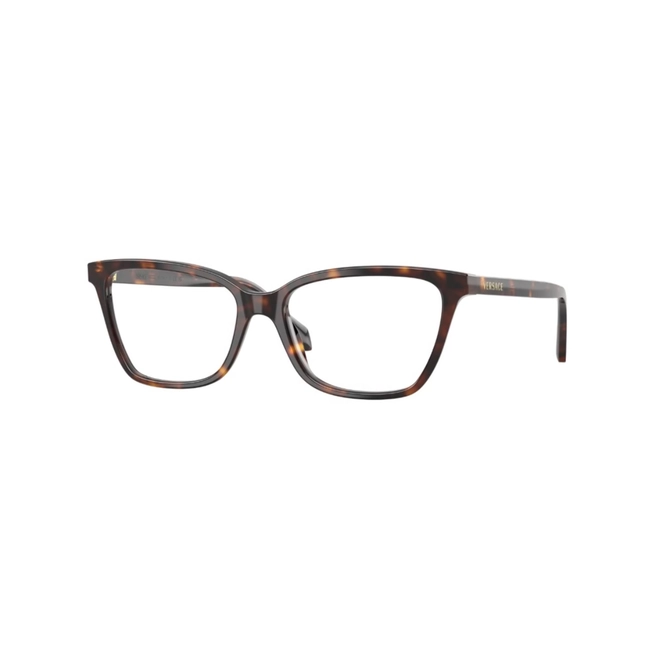 Óculos de Grau Versace 0VE3398 108 55 Acetato Marrom Mesclado 1