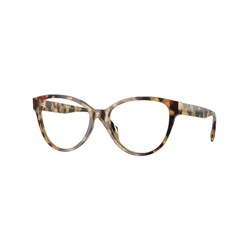 Óculos de Grau Versace 0VE3399U 777 56 Acetato Marrom Mesclado
