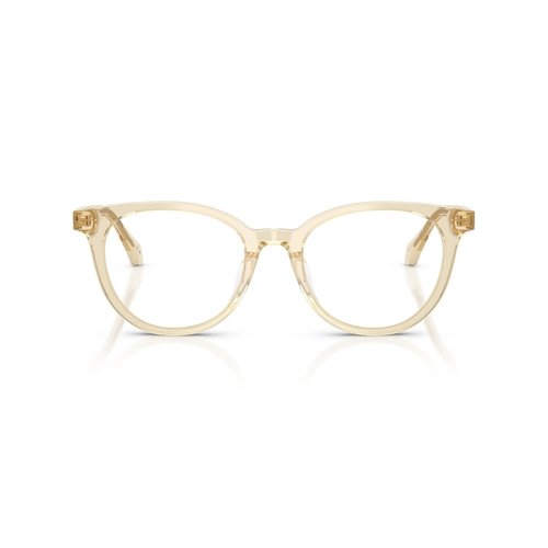 Óculos de Grau Versace 0VE3404D 5556 52 Acetato Amarelo Transparente