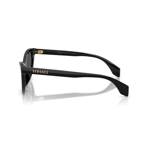 Óculos de Sol Versace 0VE4522U GB1/8755 Acetato Preto com lentes na cor Cinza Escuro