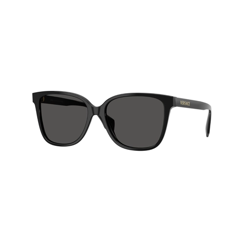 Óculos de Sol Versace 0VE4523 GB1/8756 Acetato Preto com lentes na cor Cinza Escuro